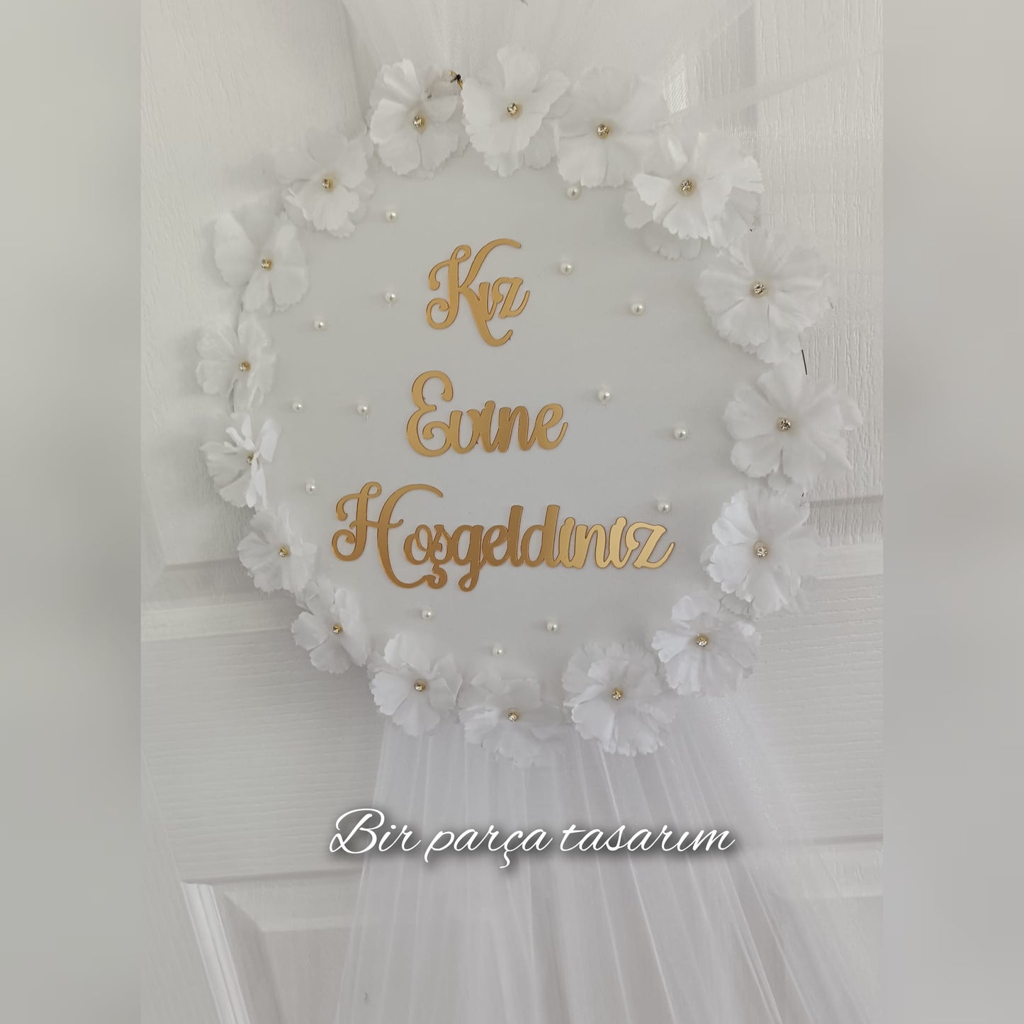 Kız Evine Hoşgeldiniz Kapı Süsü
